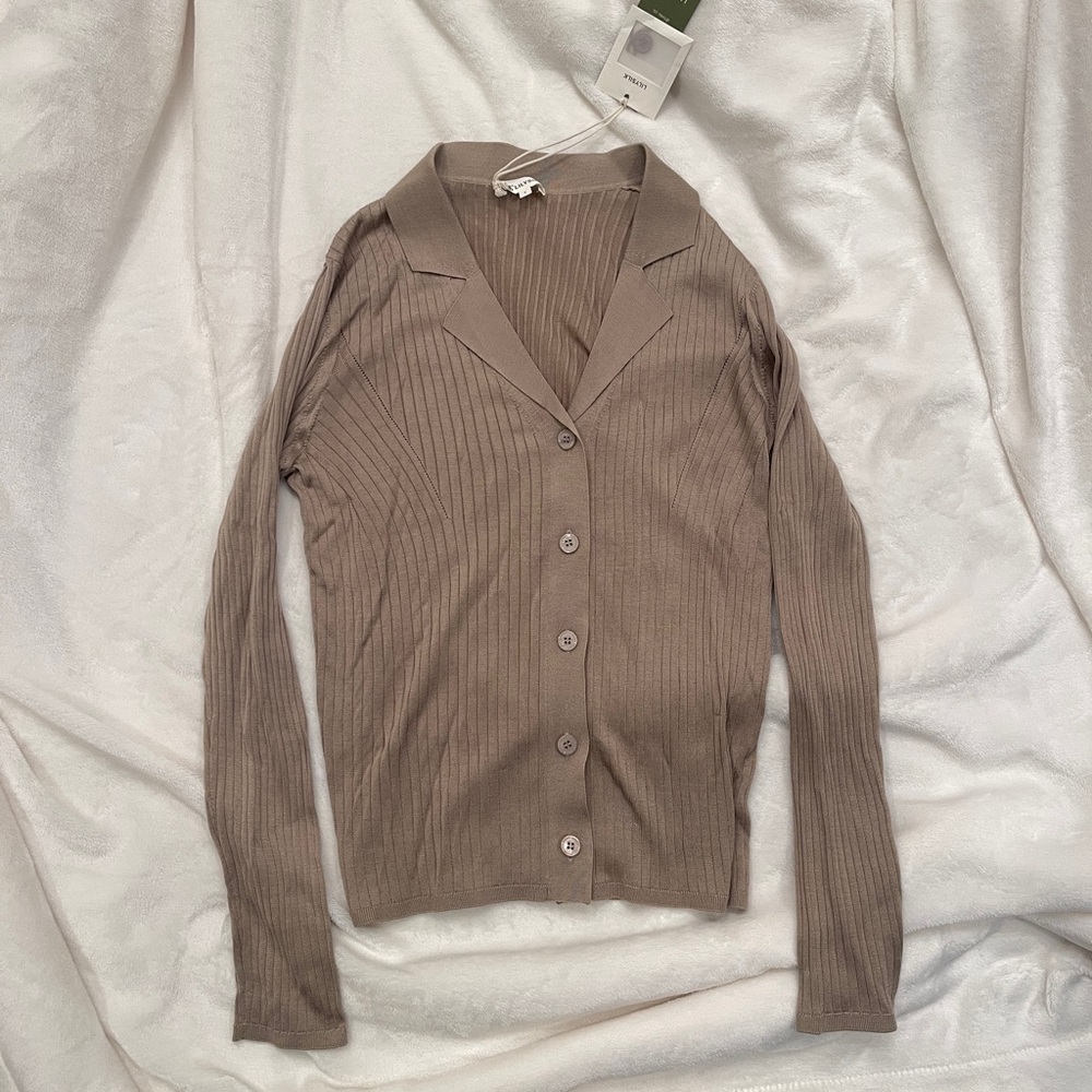 Silk Cardigan Top